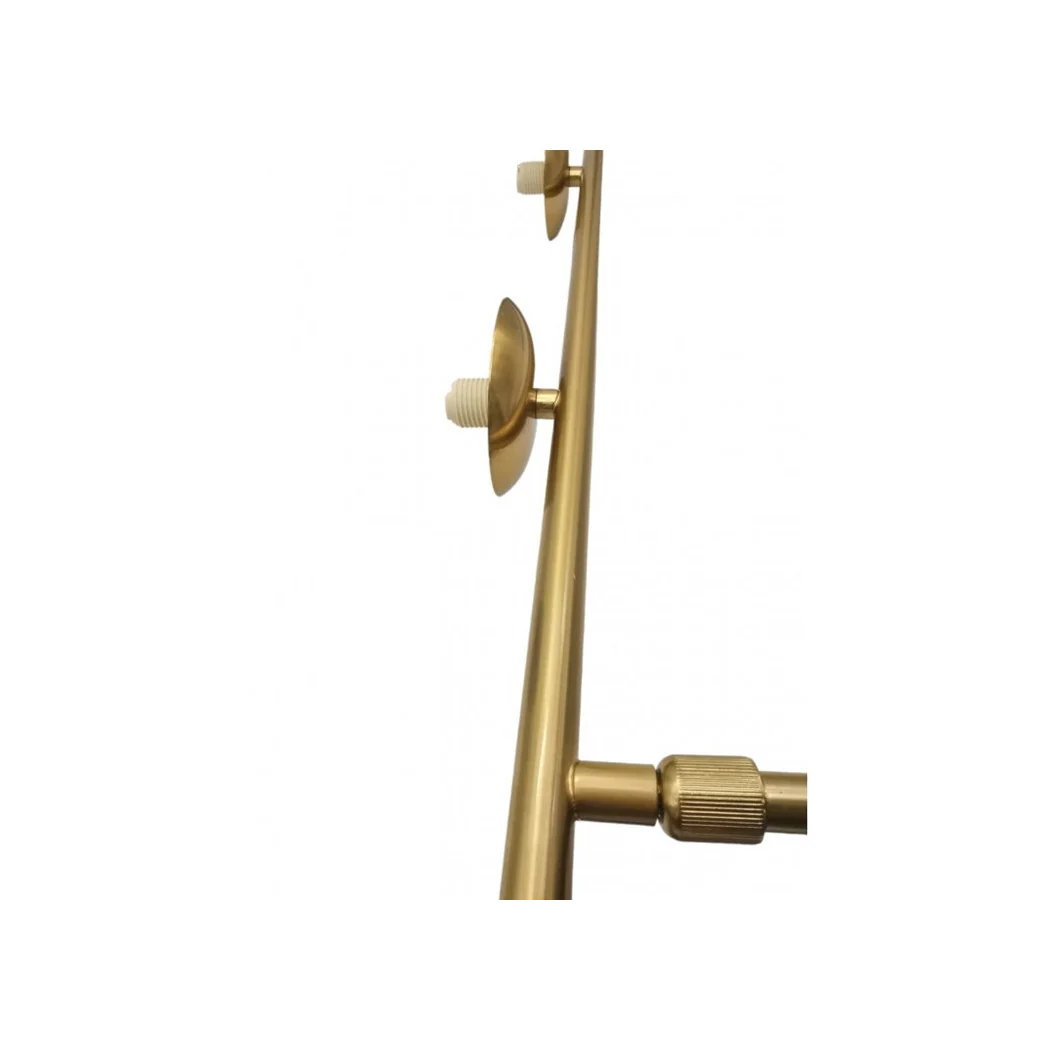 Lámpara de suspensión de oro con 4 bolas Burbujas blancas en vidrio G9TH 4917