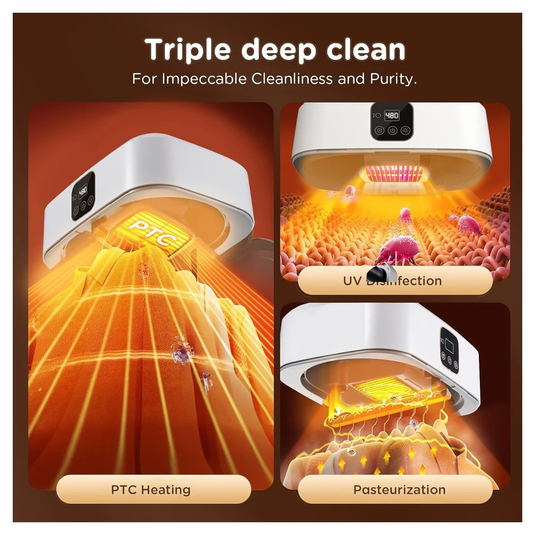 Secador portátil eléctrico con apagado automático Temporizador 1200W Aire caliente