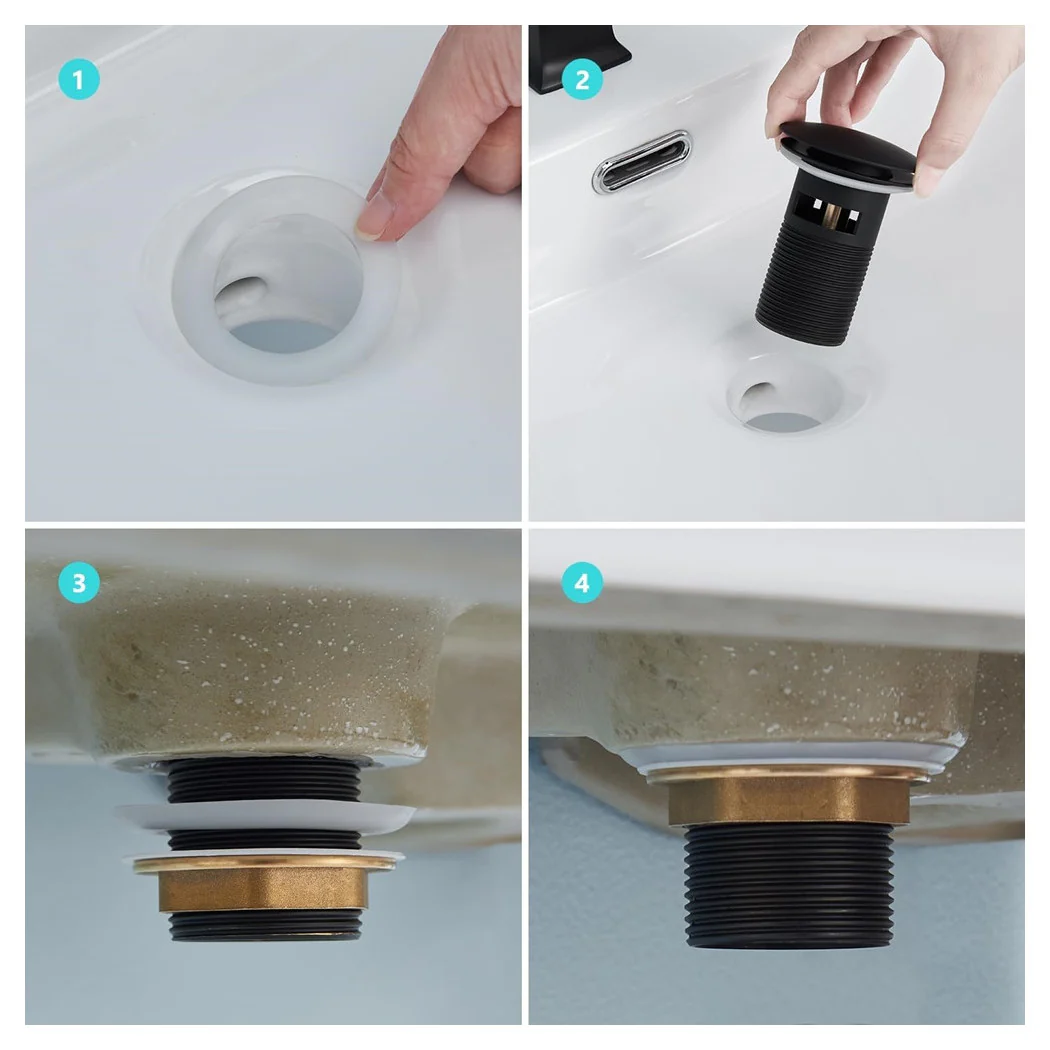 Pilar Haga clic en el fregadero de fregadero universal 1/4 