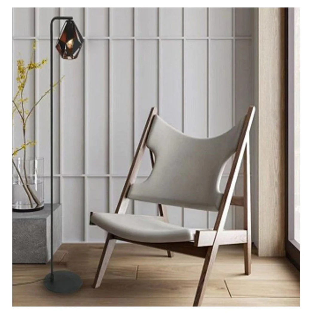 Lámpara de tierra con lámpara de cobre negro antiguo cobre vintage 220x170x1510 mm