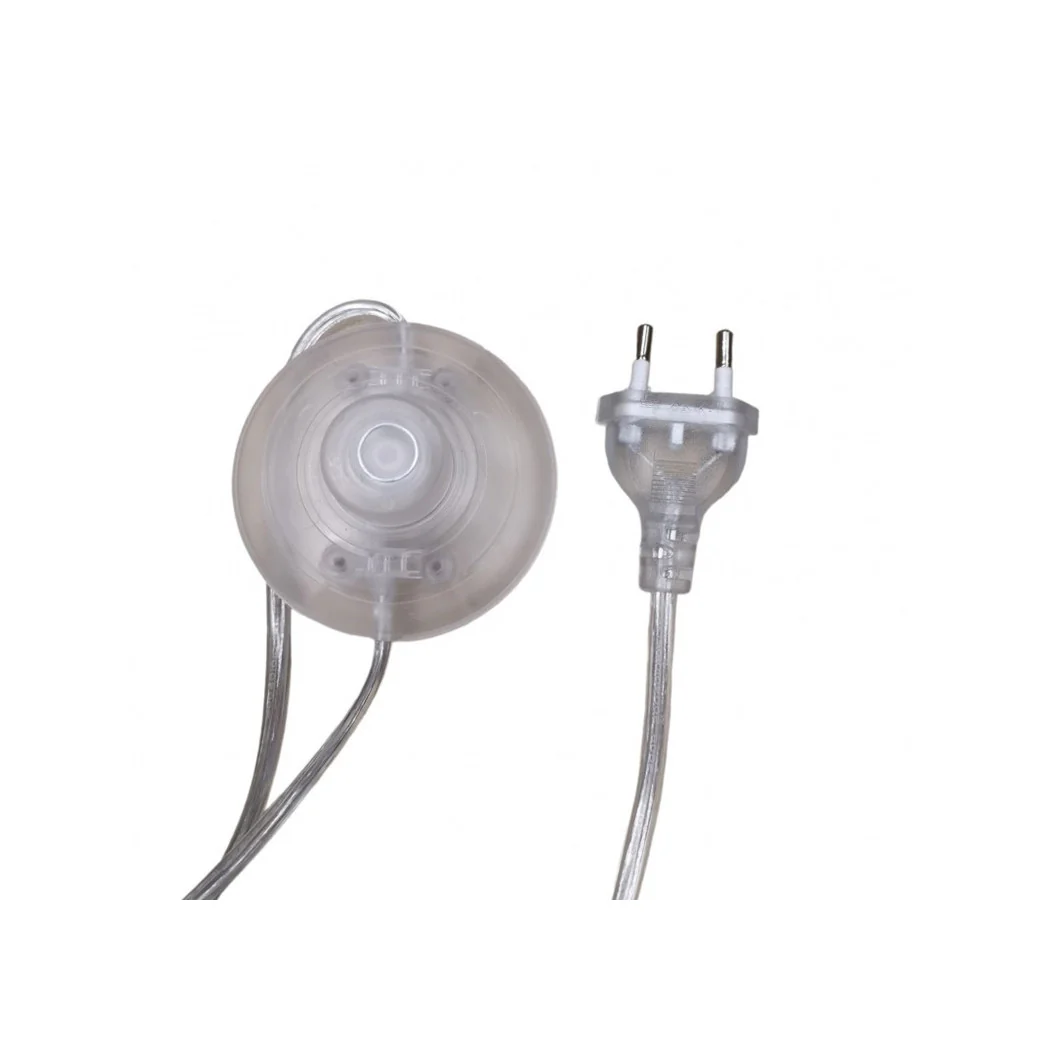 Lámpara de pie de plata con lámpara de placa de cristal blanca E27 moderno diseño 33900