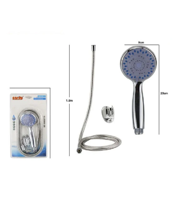 Shower Head Hand Shower Multi-fold Dockey Modern Round Bathroom 10x24cm 69052