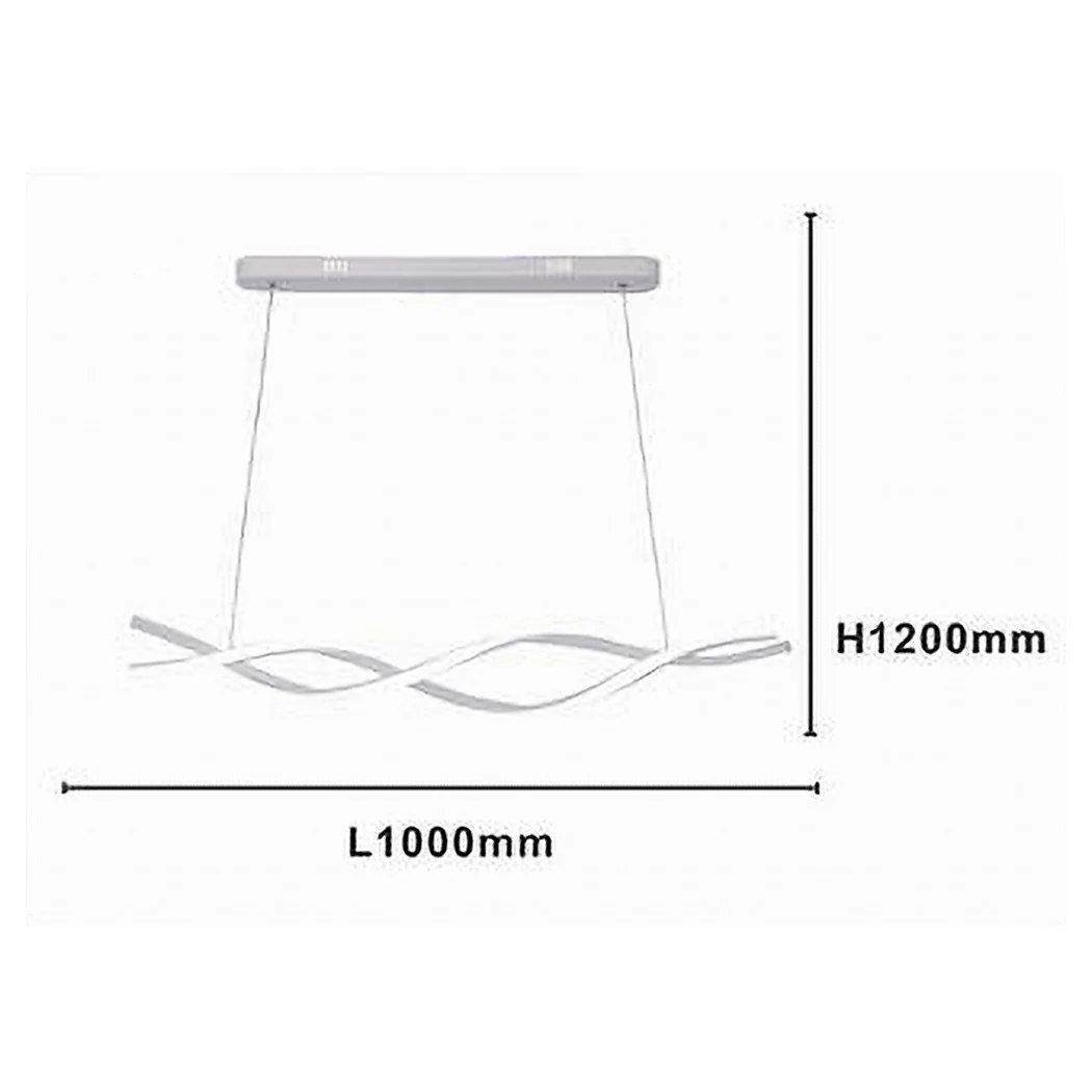 APOYOS LED 48W SPIRAL BLANCO SOBREDULADO VORTIC INTRECCIATED LIGHT 4000K 32484