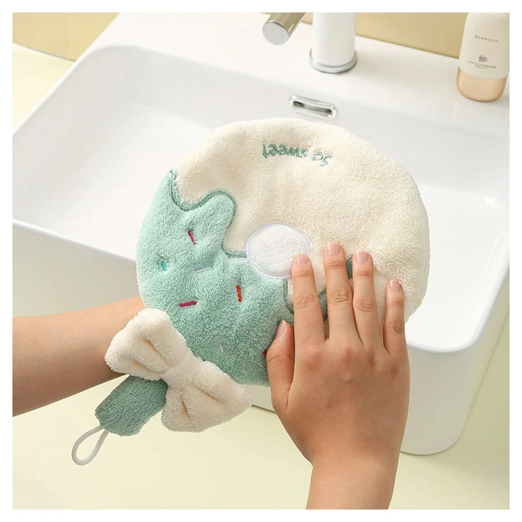 Toalla Toalla Rápida Doble Secado Dulces para Cocina Baño 10775