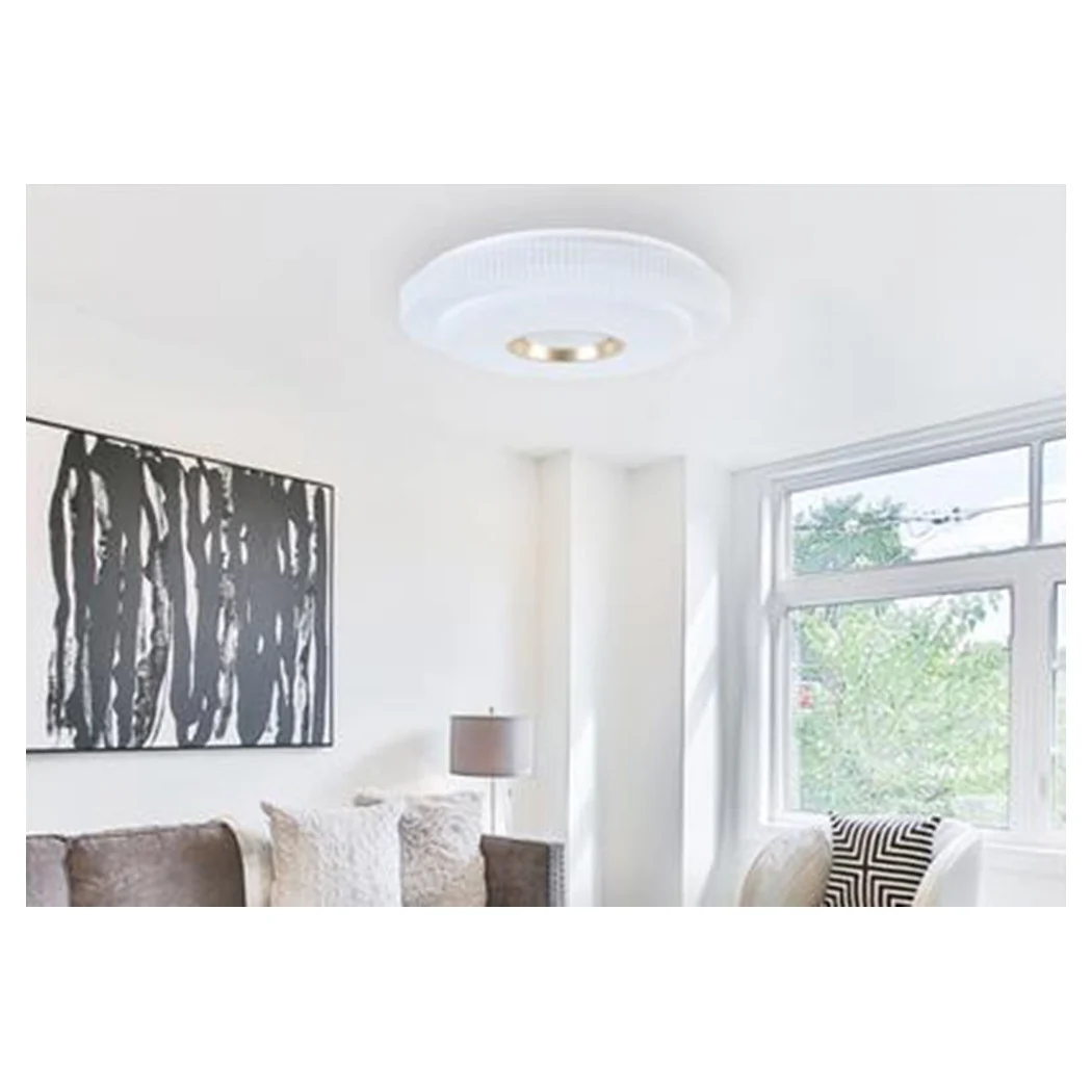 PLAFONIERA LED LAMPADA DA SOFFITTO 60W LUZ BIANCO FRED 6500K ORO BIANCO 63824