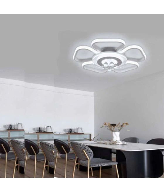 Luz de techo LED 30W Círculo blanco Araña de araña Techo redondo Luz natural 70678