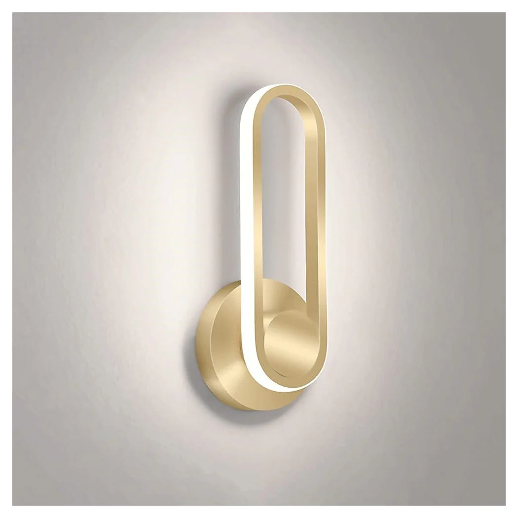 LED de pared LED 13W Oval Vertical Gold Light Natural Light 50346