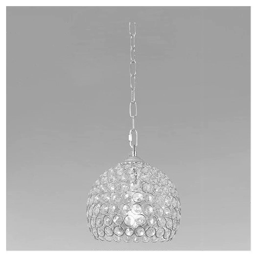 Haldoboe redondo lámpara de lámpara de lámpara de lámpara de bola luz E27 plata 32378