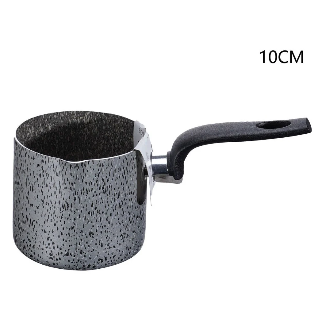 Olla de calificación 10 cm antiadherente con mango accesorios de cocina 0255583m
