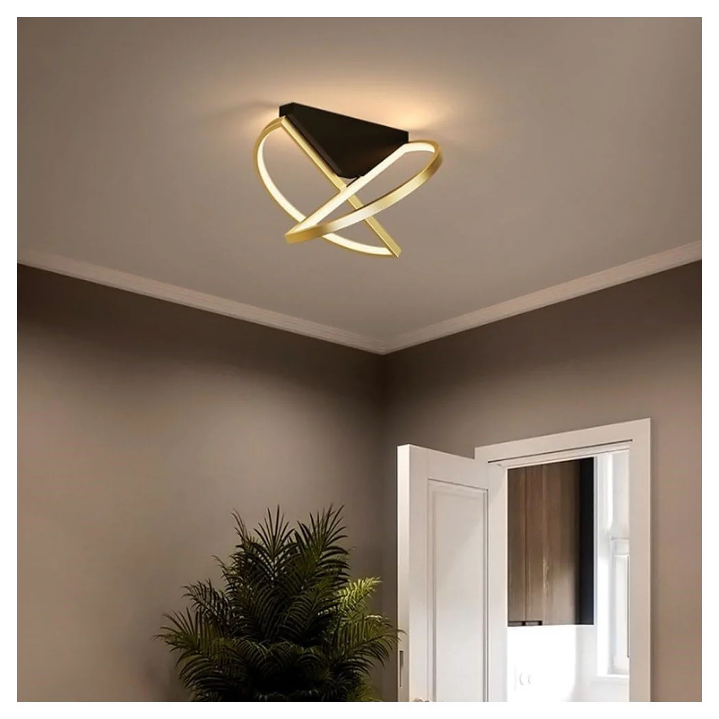 Luz de techo LED 44 WATT ORO COROJA DE COROFUNTO MODERNO DE TECHO LUZ FRÍA 50438