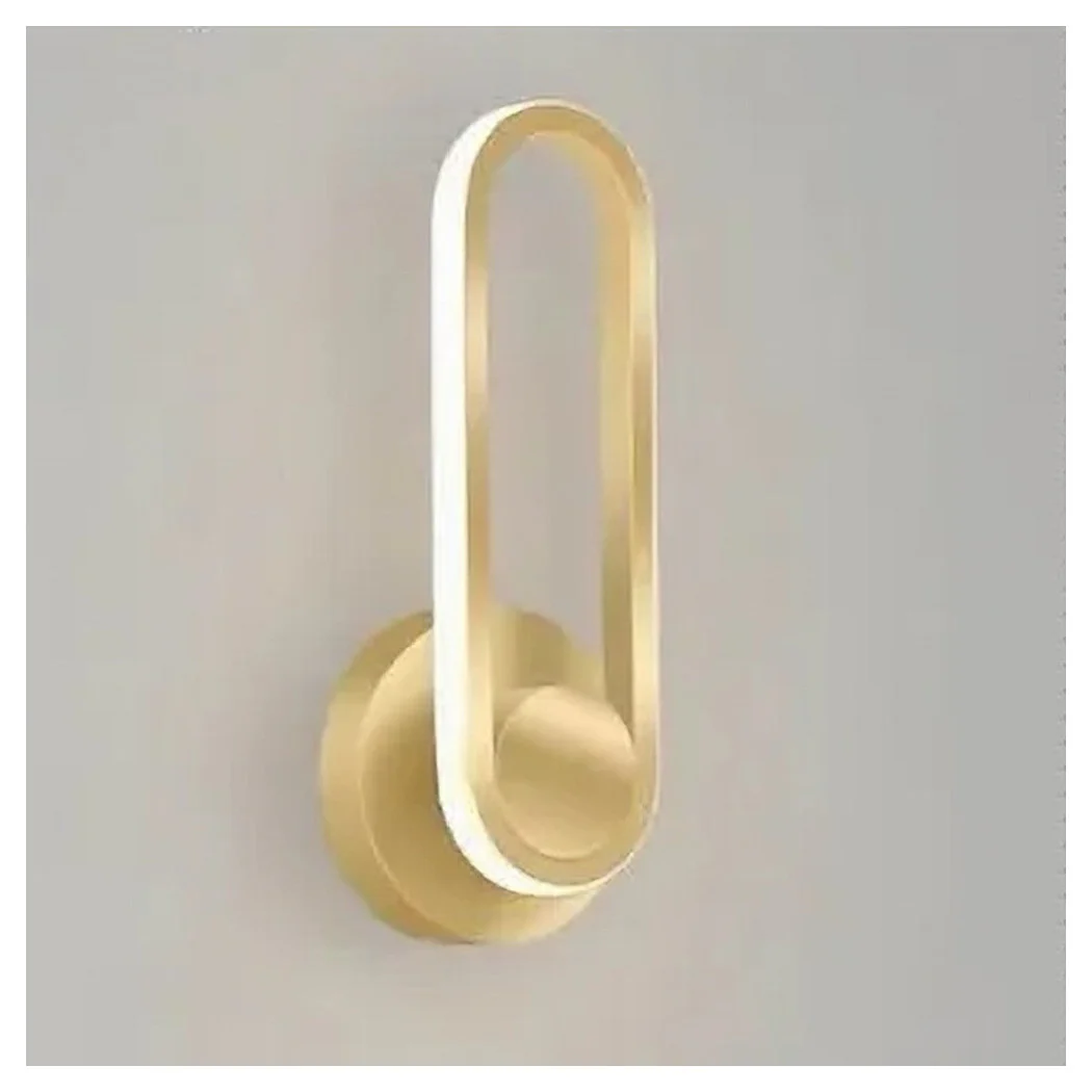 LED de pared LED 13W Oval Vertical Gold Light Natural Light 50346