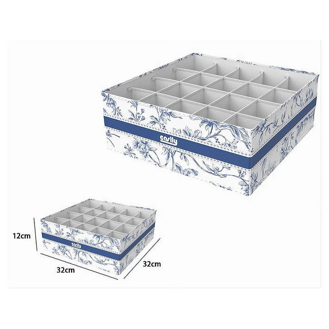 Organizador para el guardarropa 20 compartimentos Guardar cuadro 32x32x12cm Fantasy 87333