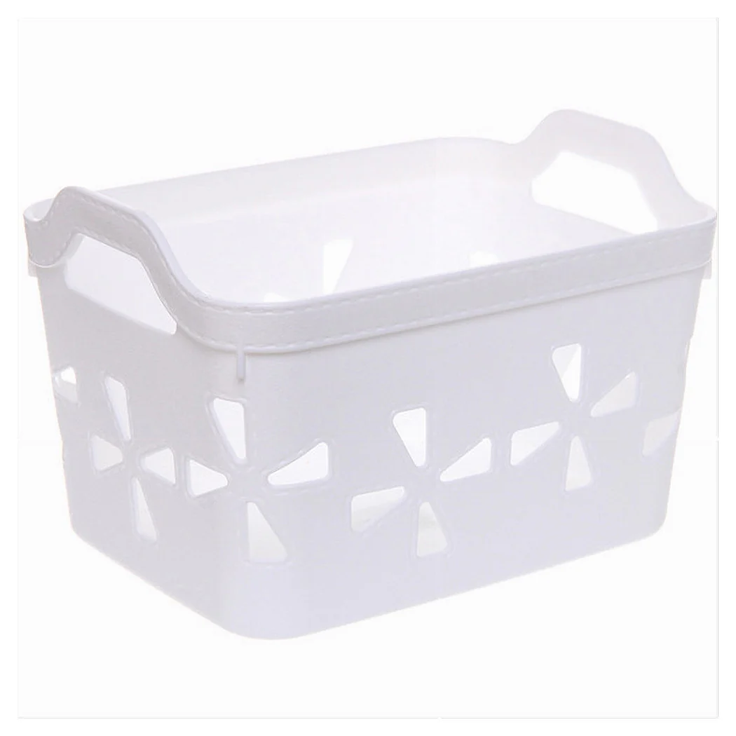 Cesta de almacenamiento de canasta que lleva todo con manijas surtidas 21x15x14cm 10724