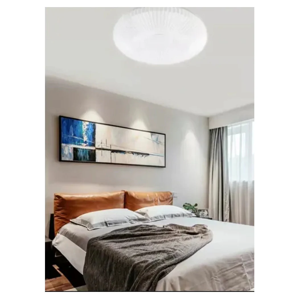 Luz de techo de techo 45W Rotondo Rigate Luz fría 6500K FST-40A26354 38,5cm