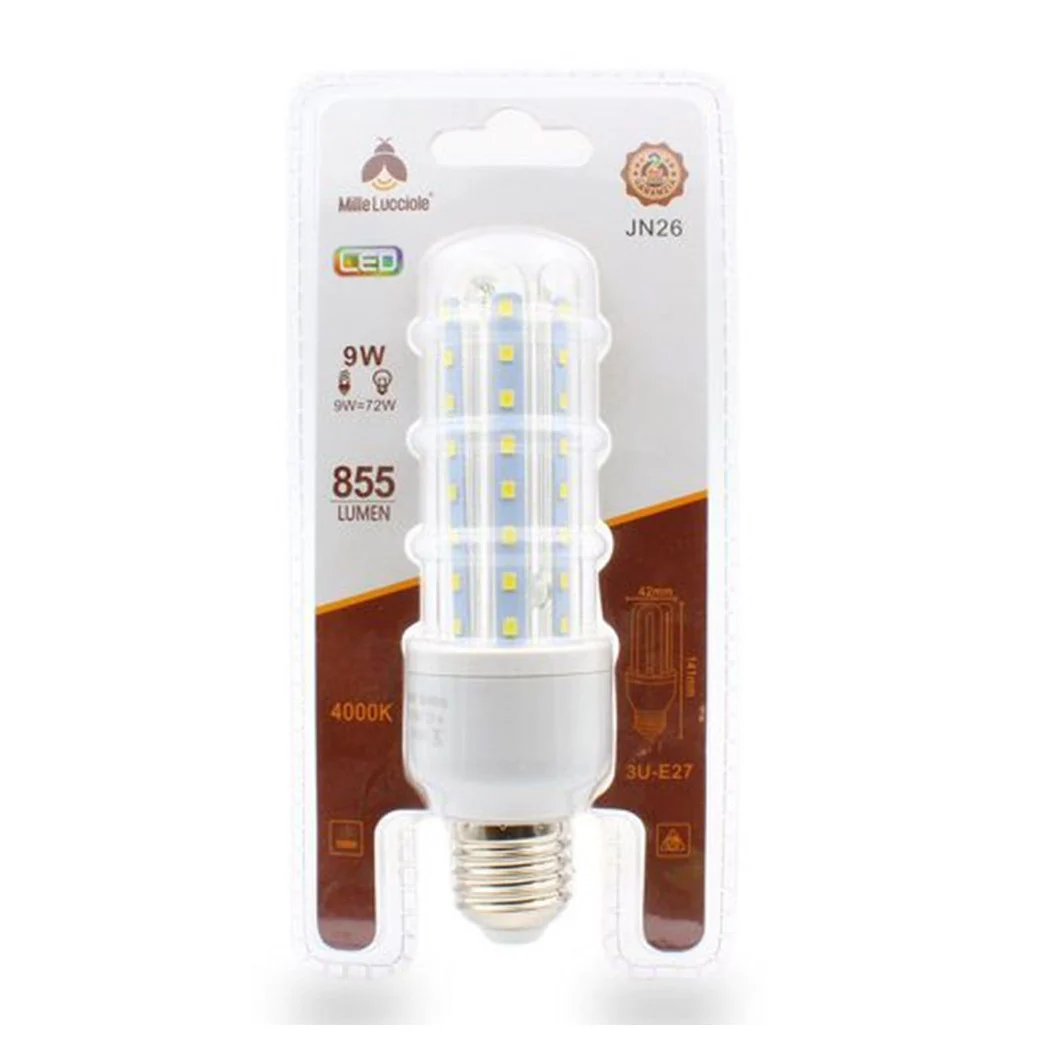 Bombilla LED JN26 E27 9W 3U Conexión Luz natural 4000K Tubular lineal 855LM 87347