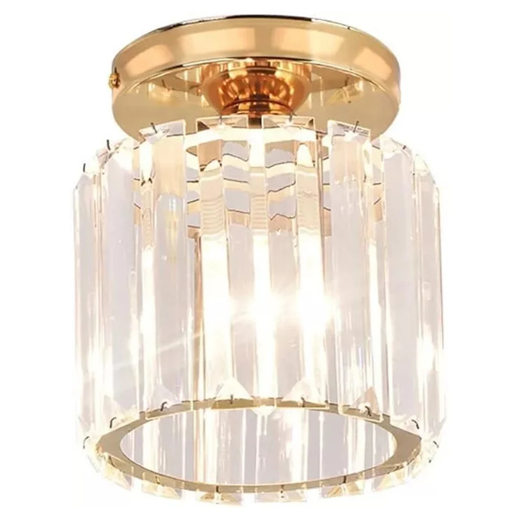 E27 Techo en el techo de techo de techo de oro en el diseño elegante de diseño de cristal