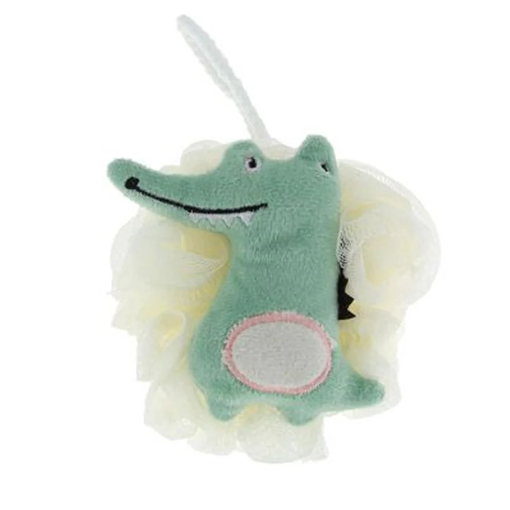 Retina de esponja para bañera de ducha Cuerpo de cuero de esponja con exfoliantes con plusos de animales 87248