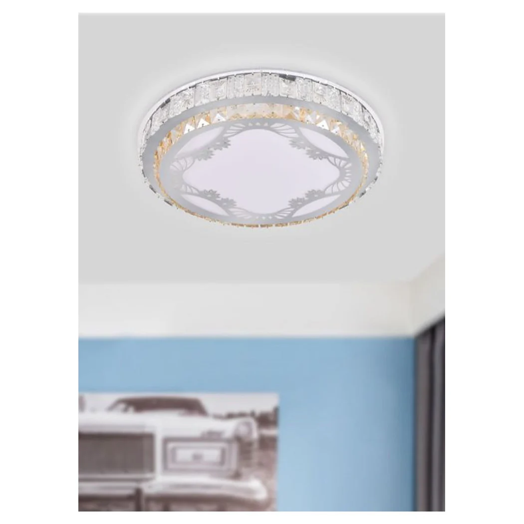 Techo Techo Luz 65W Ø50cm LED Cristales redondeados Decorados Luz de frío 63283