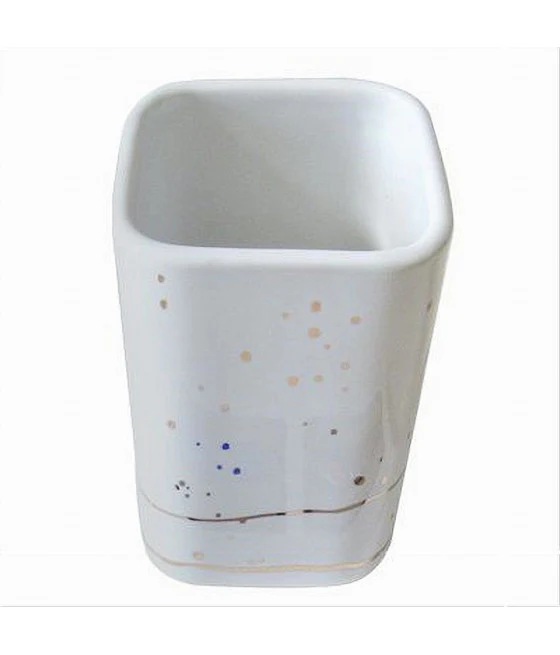 Soap saucer soap ceramic clamstone oval marble effect bathroom 87796