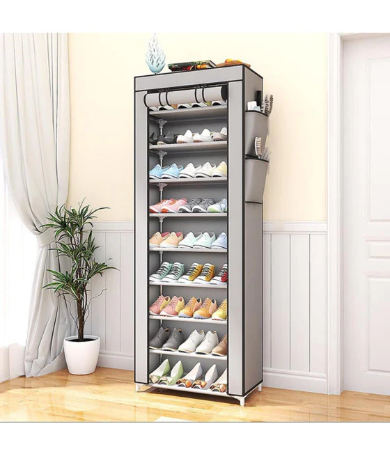 Chandelier LED moderno LED Doble círculo negro 58W con control remoto 31876