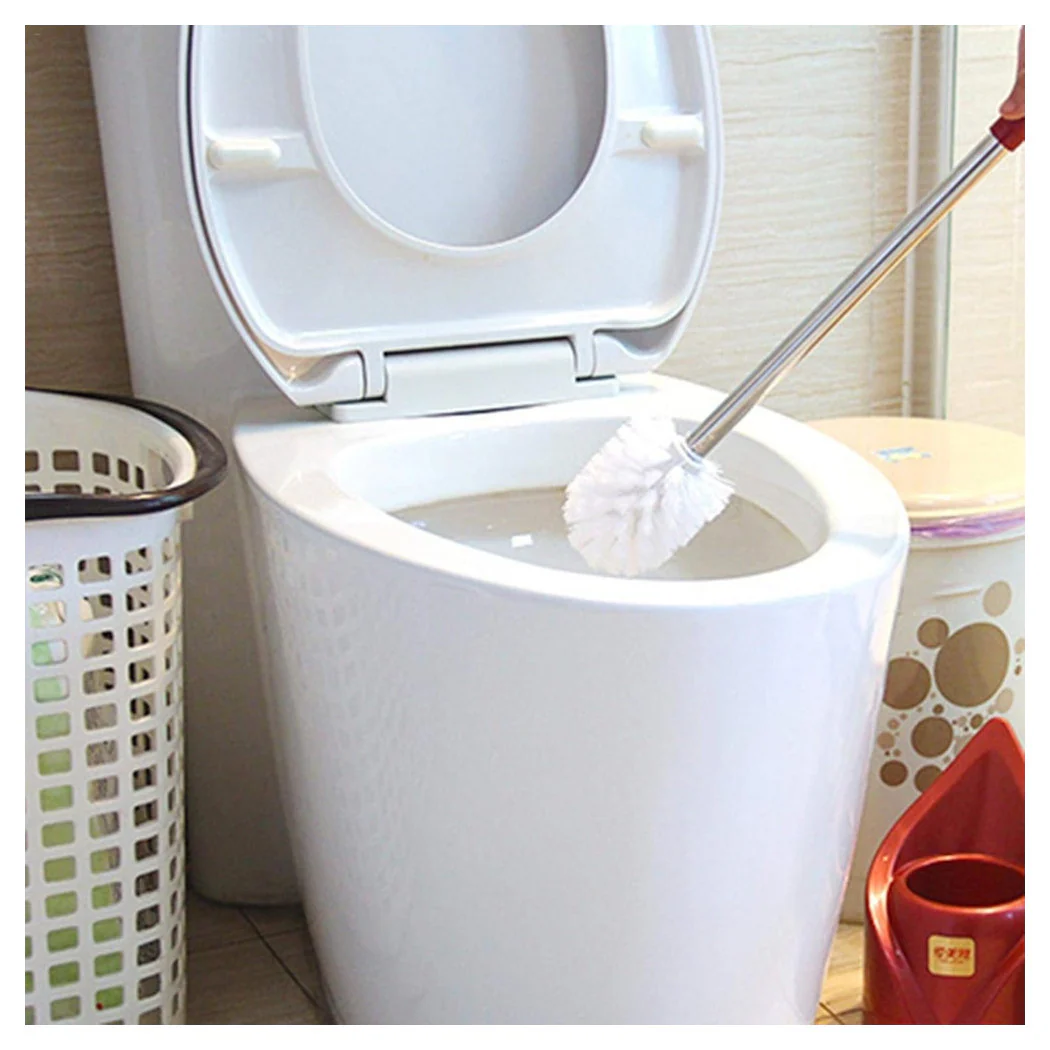 Cabeza de reemplazo redonda para inodoro Tapete de baño Limpieza Baño blanco 79826