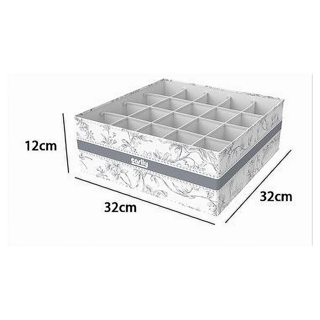 Organizador para el guardarropa 20 compartimentos Guardar cuadro 32x32x12cm Fantasy 87333