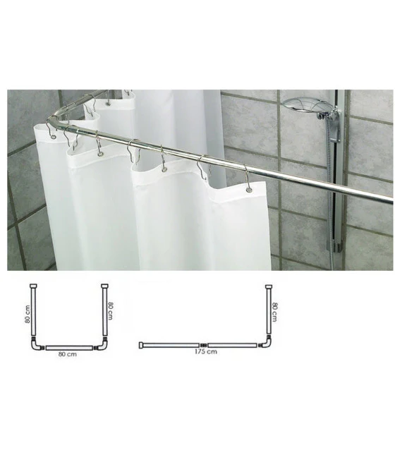 Ducha Tienda Tienda Bañera 12 Ganchos Imprimir Flores Pink 240x200cm 87576