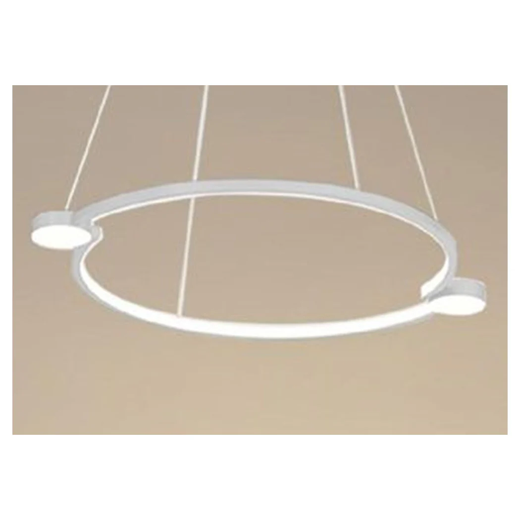 Círculo de araña de suspensión LED 20W con control remoto Blanco moderno 71071