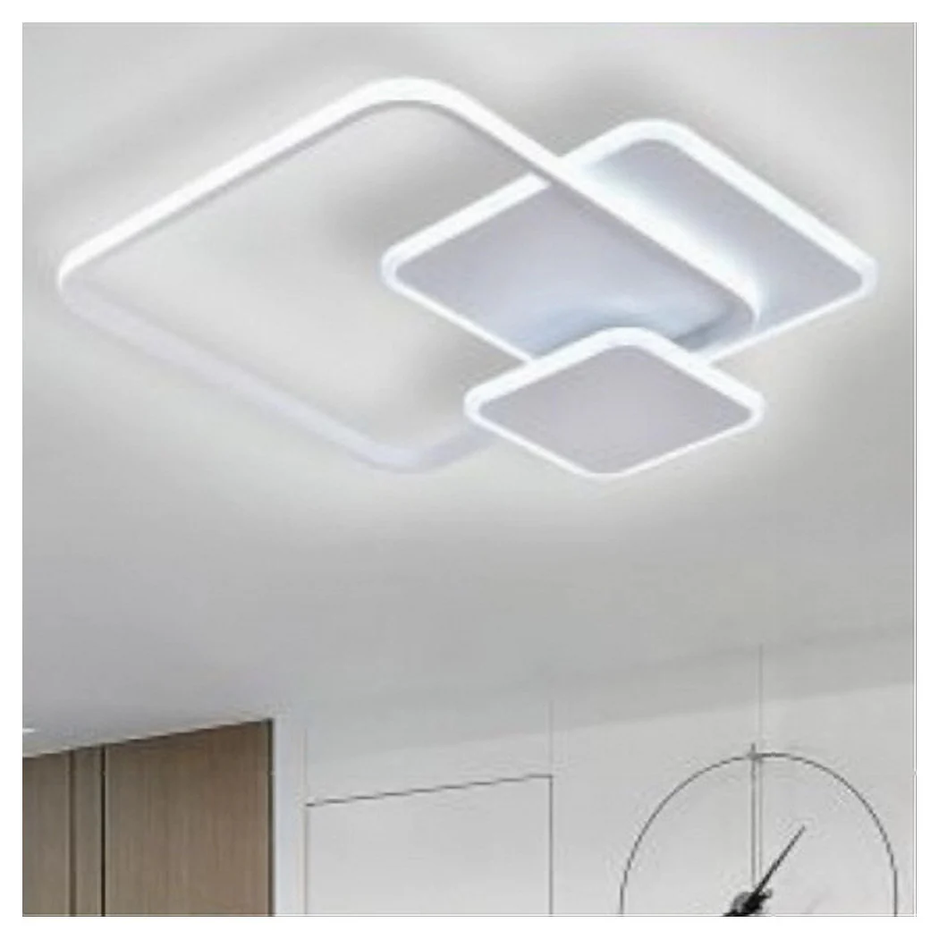 Techo Luz Frío LED cuadrado 50W Lámpara de techo Blanco Moderno 50064