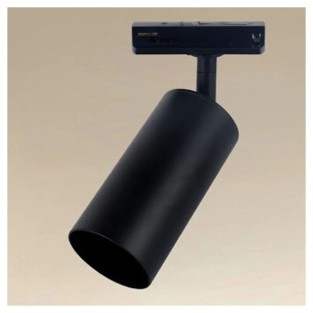 FUENTE FUITO FUITO LUGAR GU10 Ataque para pista de pista IP20 negro de los interiores 00724