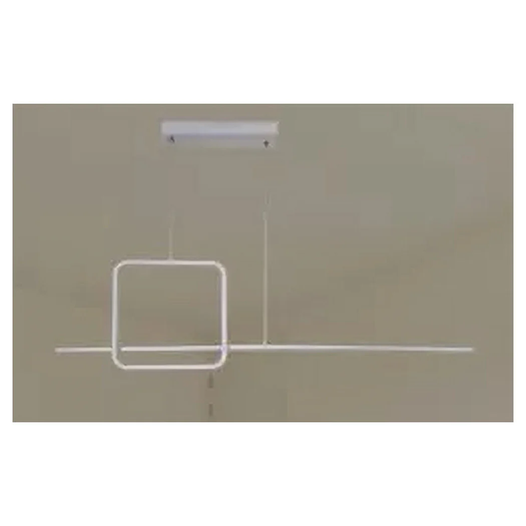 Suspensión LED araña 48W diseño cuadrado línea blanca IP20 Light 4000k 33559