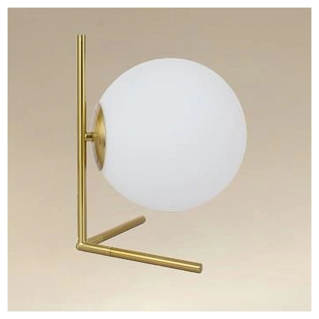 Lámpara de mesa Rama de escritorio con esfera de vidrio Luz E27 Gold 33870