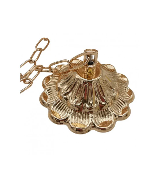 LED 60W 2 CERCHI CON TELECOMANDO DESIGN MODERN ORO 71118