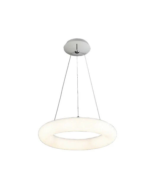 SOSPENSIONES LED MODERN WHITE CERCHIO BIANCO 58W WITH TELECOMANDO 31869