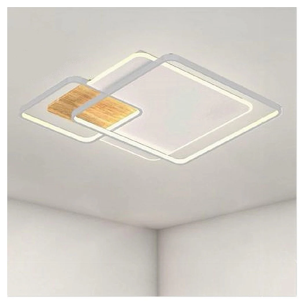 Luz de techo LED 40W cuadrado blanco araña moderna luz natural luz natural 70852