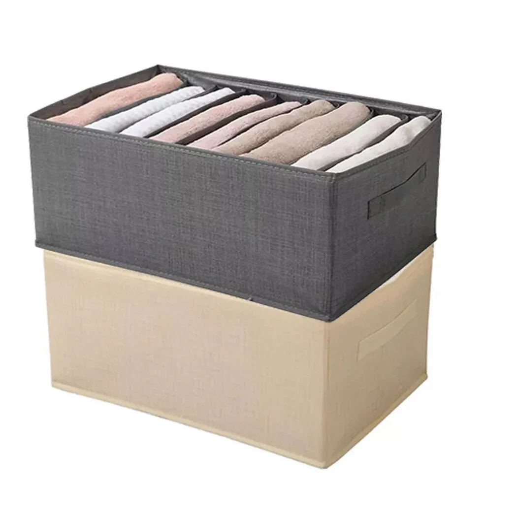 Organizador Guardar Gabinetes de visualización Plegable 9 compartimentos Contenedor 44x20x30cm 87404