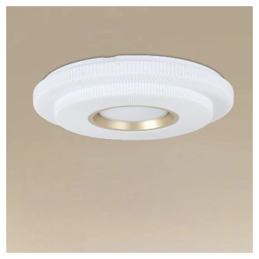 PLAFONIERA LED LAMPADA DA SOFFITTO 60W LUZ BIANCO FRED 6500K ORO BIANCO 63824