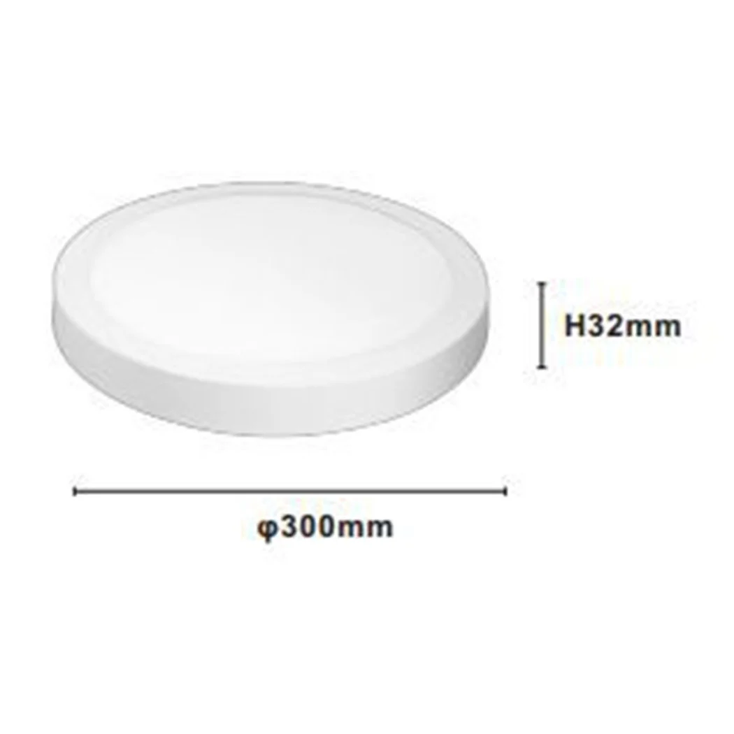 Abrazadera LED LED 24W LIGHT 3000K-6500K Interruptor de pared redondo 2640LM 00151