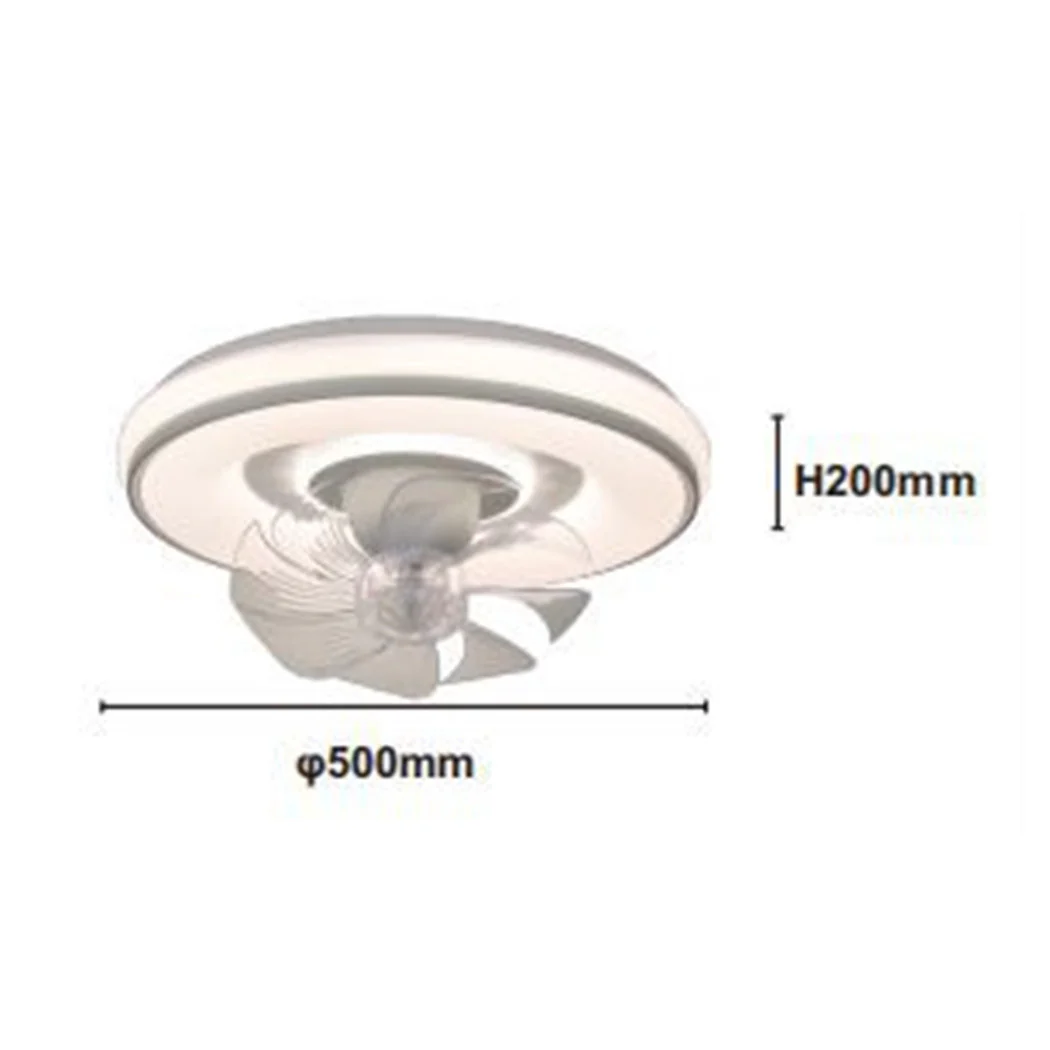 Luz de techo de techo con ventilador Lámpara de ventilador LED 3200K-6500K IP20 33245
