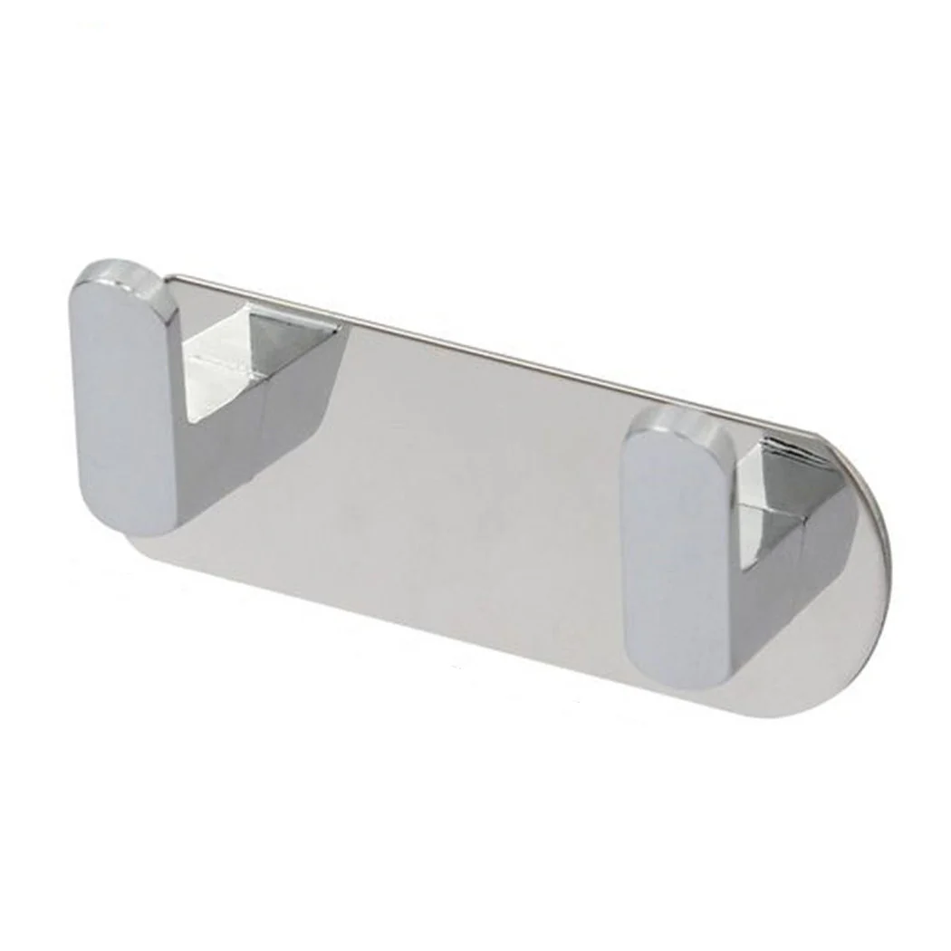 Percha con 2 ganchos Perchas Toalla Toalla Baño Hogar CHROME COCINA 59731