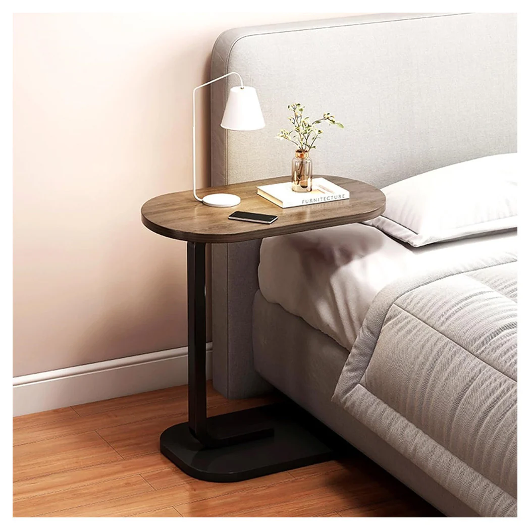 Tabla en forma de C para sofá sala de estar de sala moderna mesa portátil