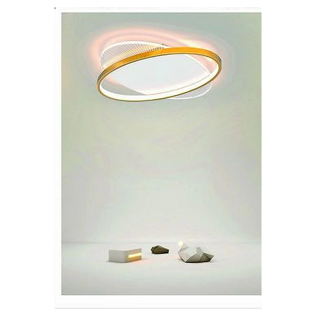 LED LED LED de techo de 28 vatios Redondo Moderno Lámpara de araña de oro Luz fría 71026