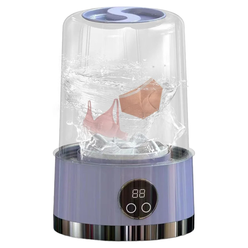 Lavadora Limpieza portátil Ropa interior silenciosa inalámbrica para dormitorios de camping