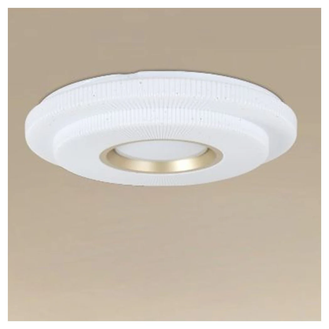 PLAFONIERA LED LAMPADA DA SOFFITTO 45W LUZ BIANCO FRED 6500K ORO BIANCO 45502