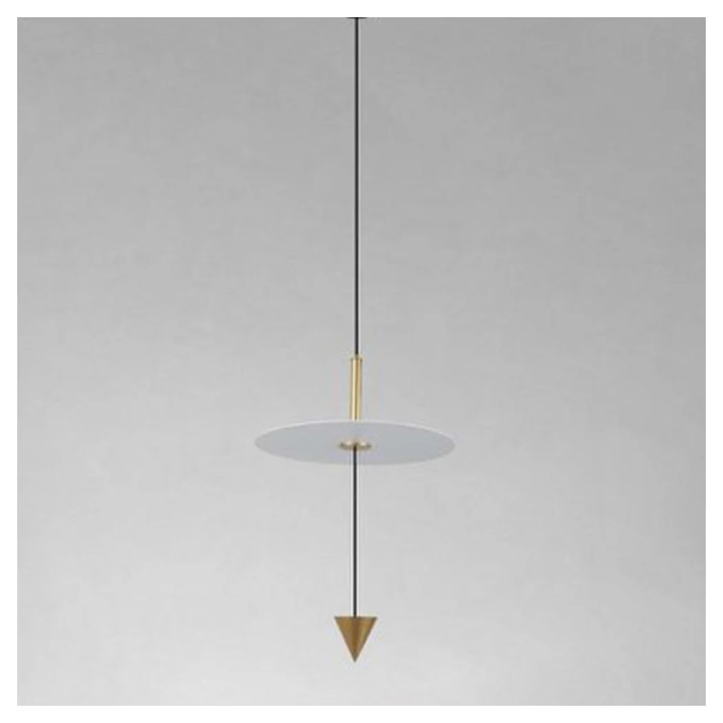 LAMPADA 12W LUZ LED 6500K DISCO BIANCO Ø23CM CONO ORO 33023