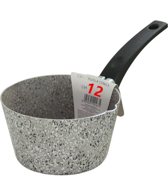 Revestimiento antiadherente de maceta de aluminio con 2 manijas 24 cm 036657m