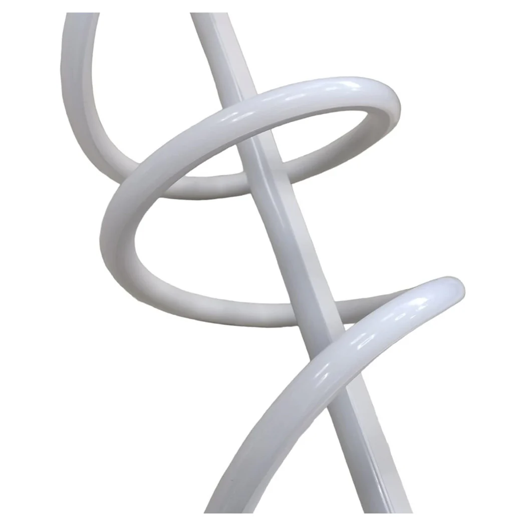 LED Lámpara suspendida 65W White Wavy Spiral Horizontal Vortex Light 3000K-6500K 01141