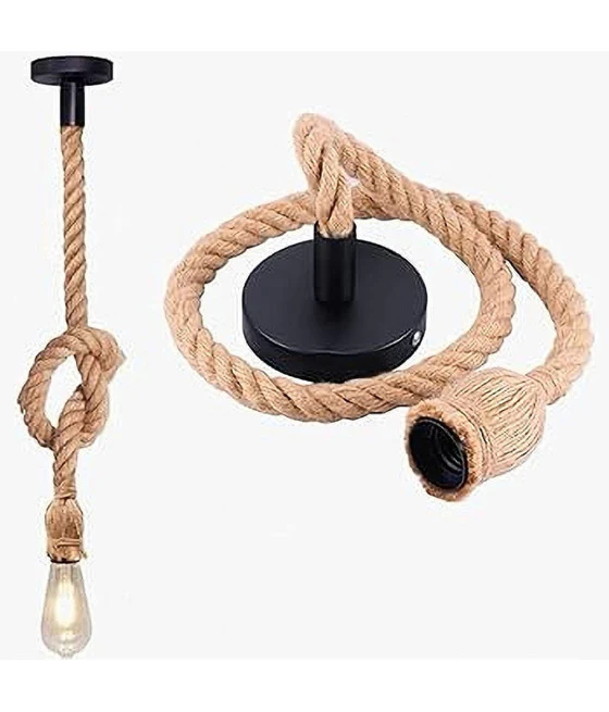 Araña colgante moderna con pantalla cónica en oro negro E27 33818