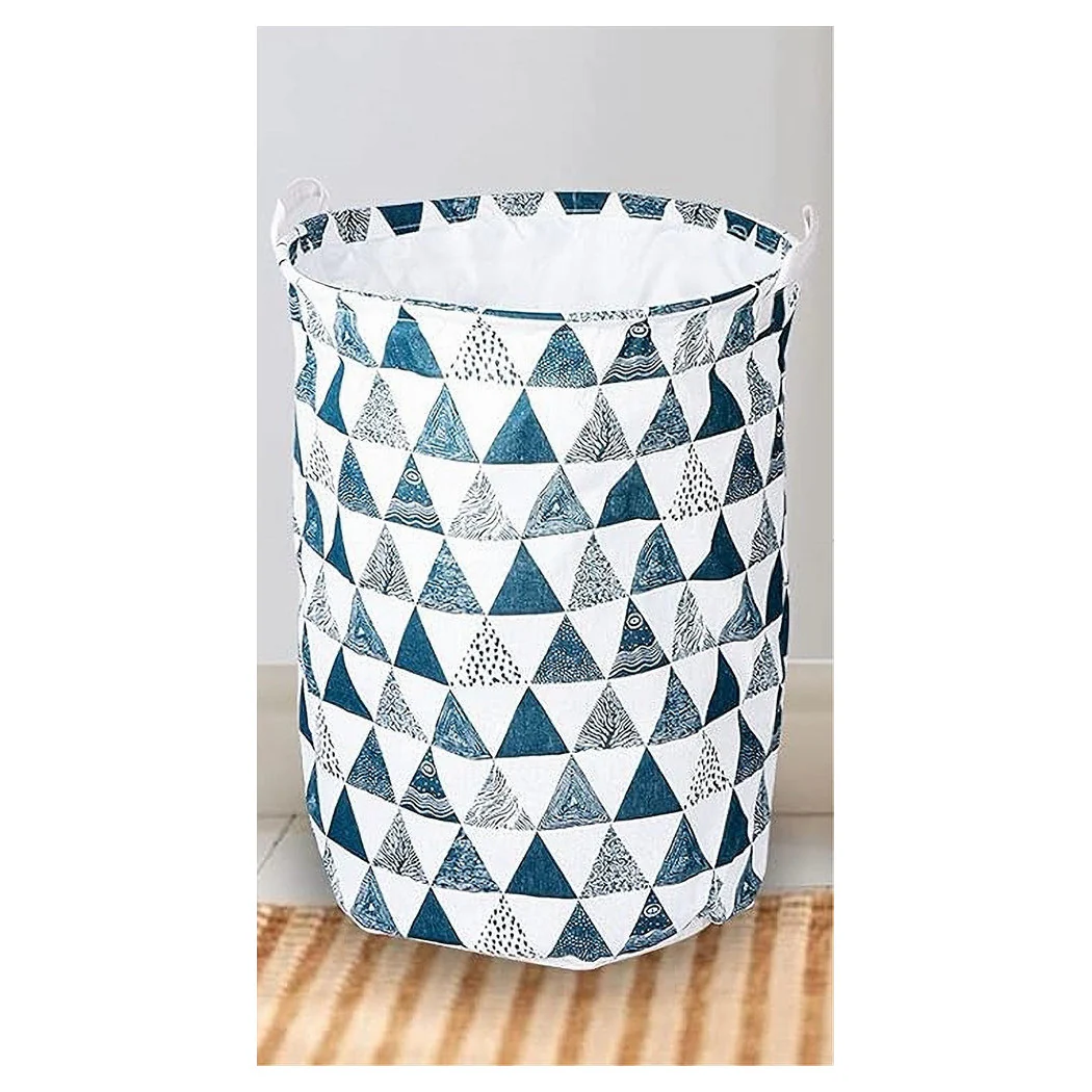 Cesta de la puerta de lencería Ropa sucia Triángulos plegables Motif 40x50cm 10477