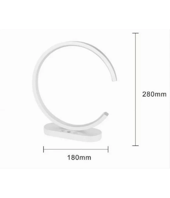 12W LED Lámpara de mesa Diseño Curve Tela Táctil Tela de noche Mesa de noche IP20 32736